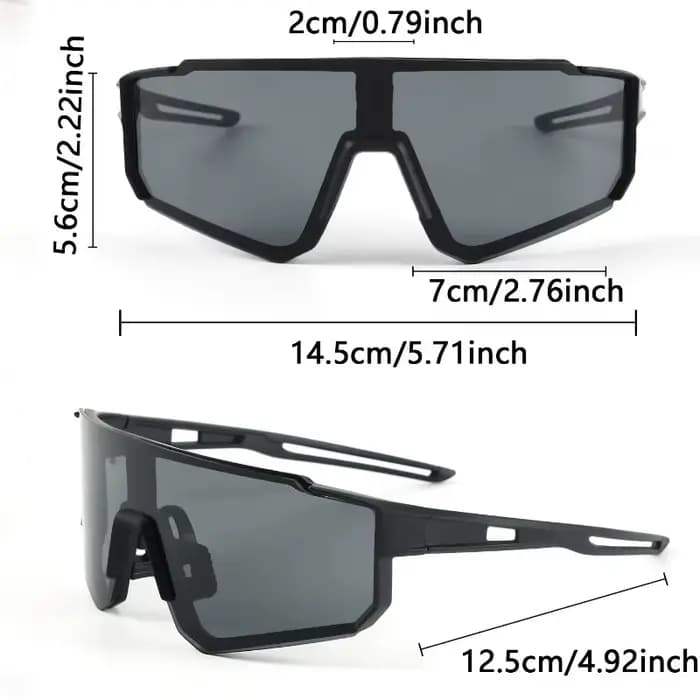 Lunettes à grande monture pour hommes