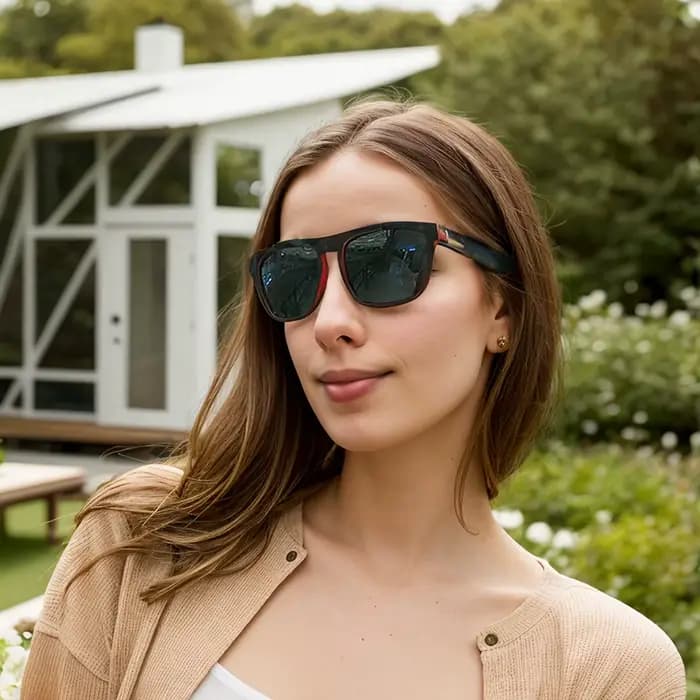 Lunettes de soleil polarisées carrées