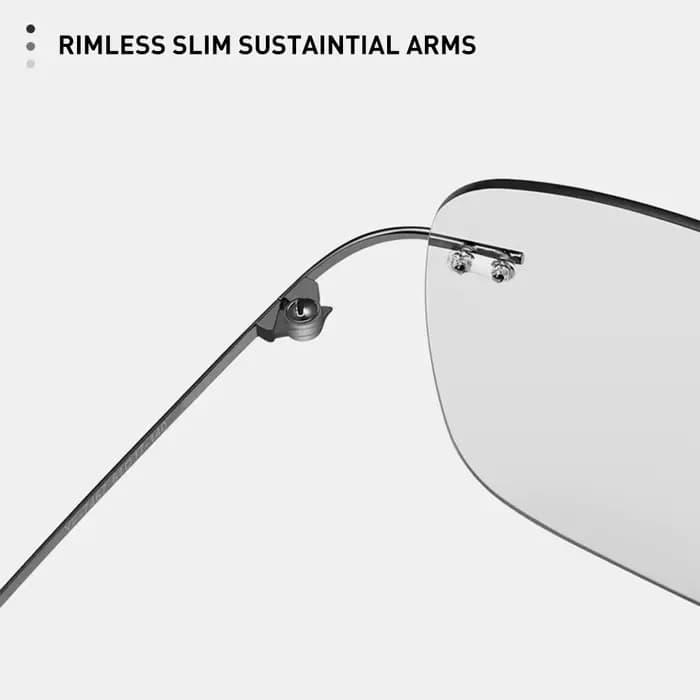 CAPONI lunettes de soleil carrées pour hommes