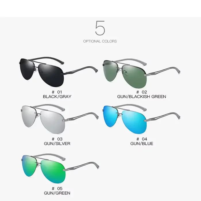 Mme Mâle Nouveau Classique Lunettes De Soleil Polarisées Dazzle Couleur Film Miroir Printemps