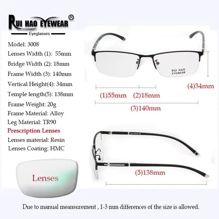 Lunettes de Prescription personnalisées