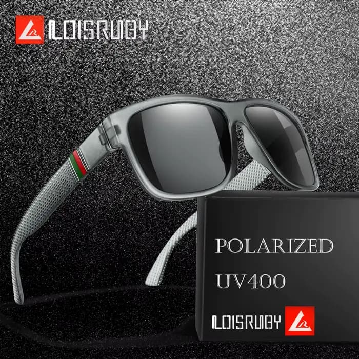 Lunettes de soleil polarisées carrées pour hommes
