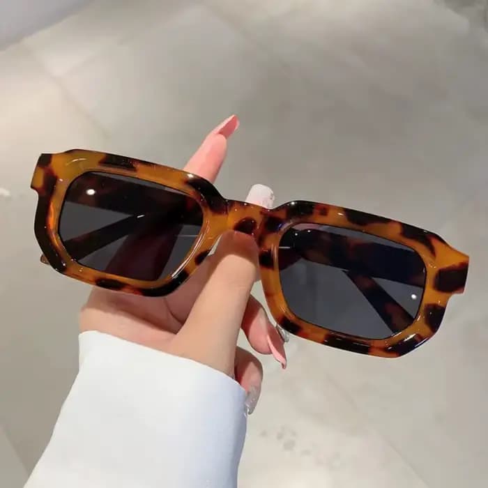 Ensemble combiné pour homme, lunettes de mode neuves, lunettes carrées rétro, décoration, personnalité tendance, adaptées à un usage quotidien