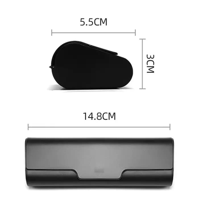 Boîte de rangement portable pour lunettes pour hommes et femmes