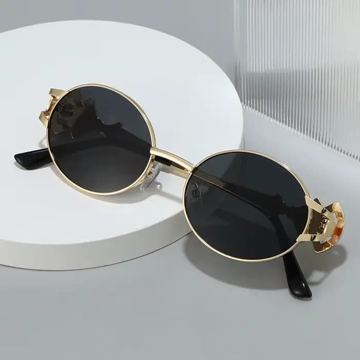 Lunettes de soleil de luxe en strass pour femmes