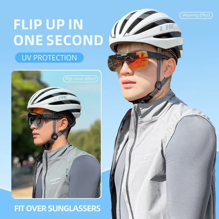 Vozapow lunettes de cyclisme polarisées Protection UV400