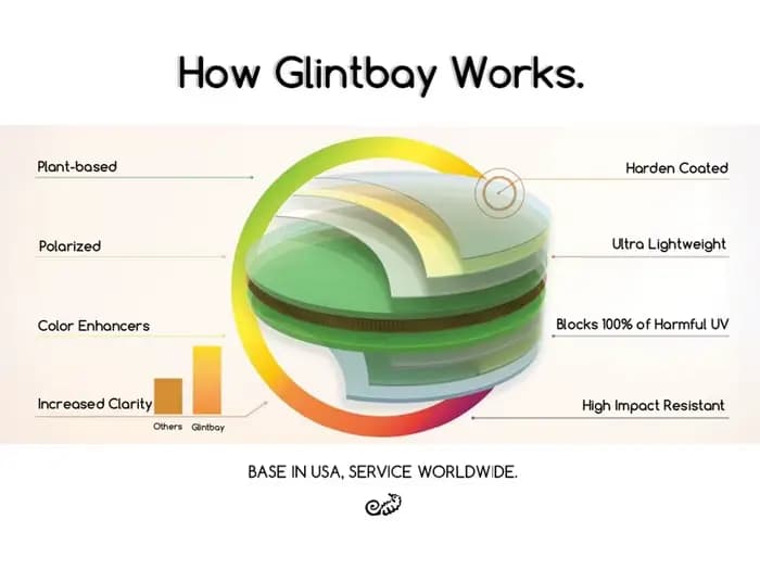 Glintbay – lentilles de remplacement polarisées