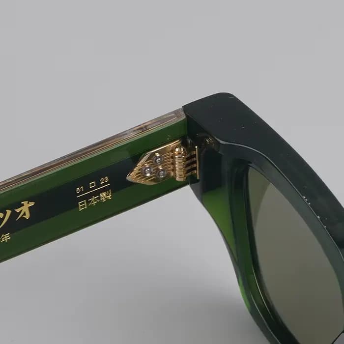 JMM ENZO 10e anniversaire lunettes de soleil carré concepteur fait à la main au japon Uv400 dégradé optique