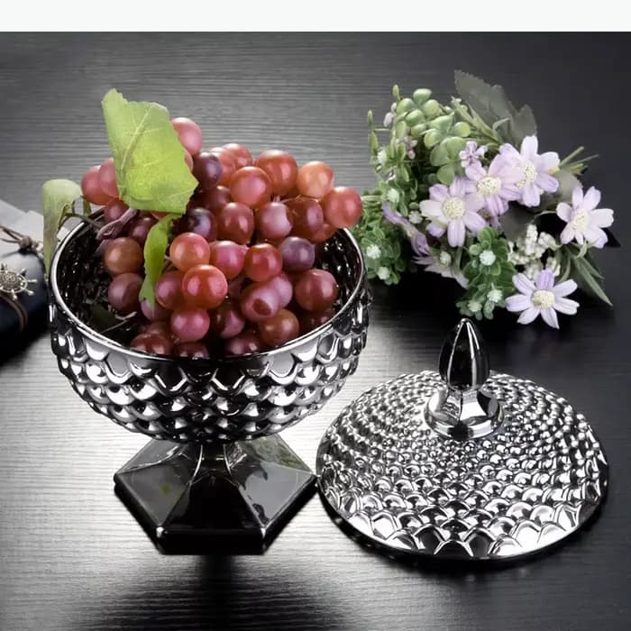 Bocaux de rangement en verre simples avec couvercles, boîtes à bonbons et snacks, pots à fruits et biscuits pour la maison et la cuisine, contenants alimentaires décoratifs