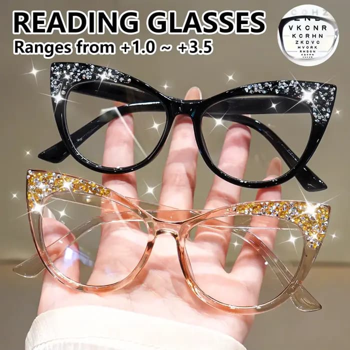 Lunettes de lecture œil de chat rétro chics pour femmes et hommes