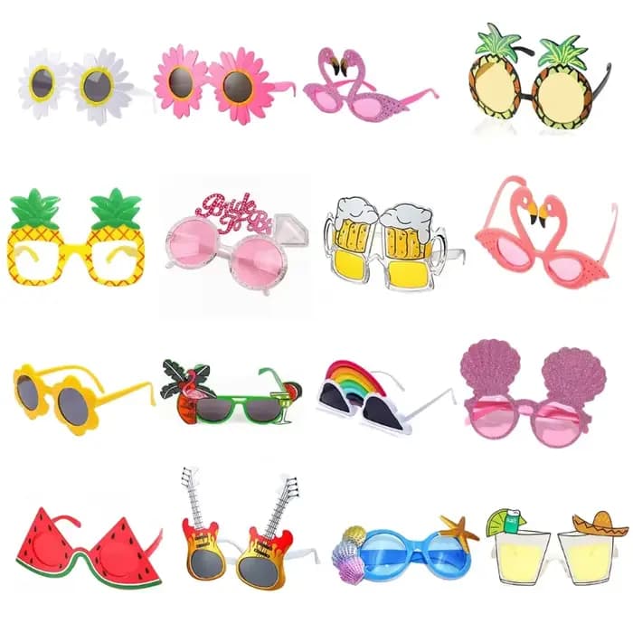 Lunettes de soleil de fête Flamingo