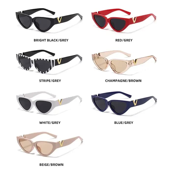 Lunettes de soleil yeux de chat pour femmes