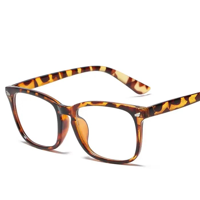 RUOBO Rivet Anti lumière bleue lunettes cadre pour hommes femmes Transparent optique