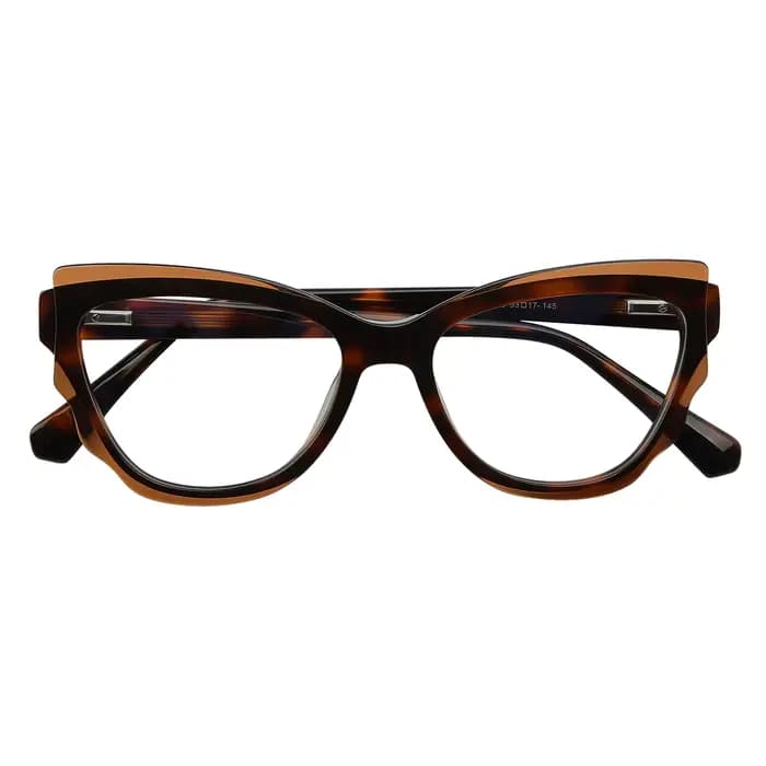 Lunettes œil de chat classiques en coquille de tortue pour femmes