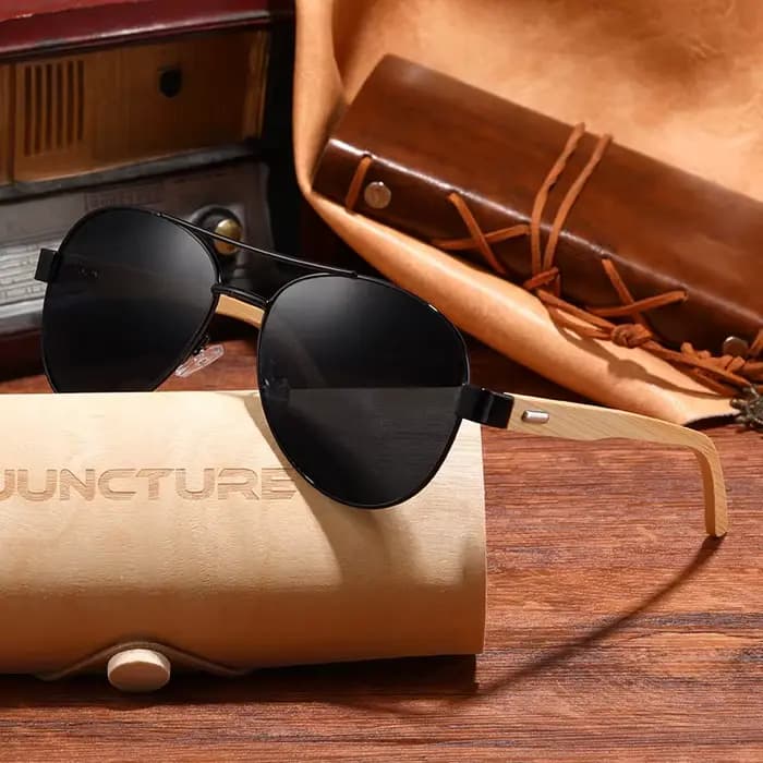 JUNCTURE lunettes de soleil en bois pour hommes femmes carré nouvelles