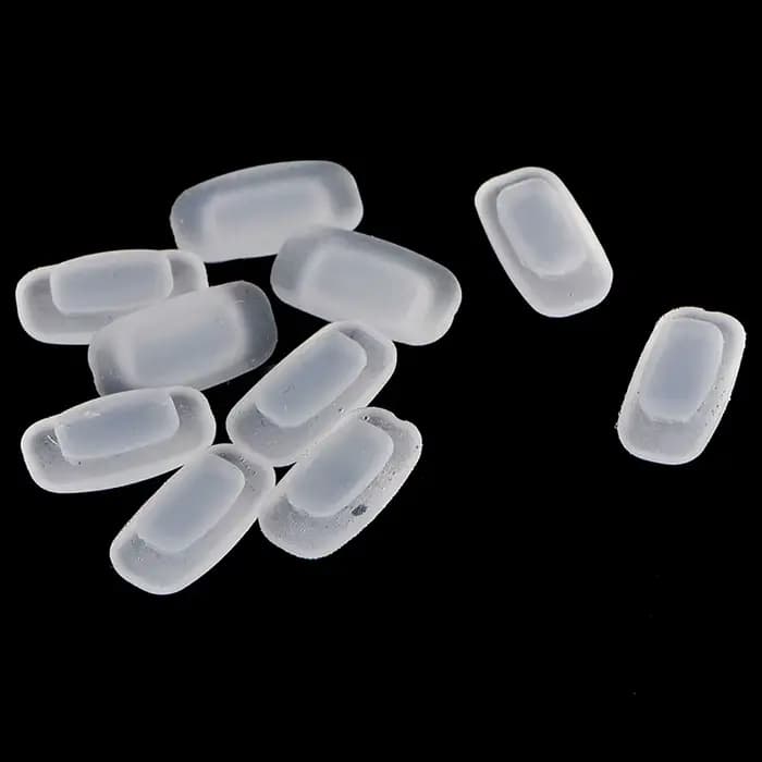 50/25/5 paires de coussinets de nez en silicone pour lunettes de vue et de soleil