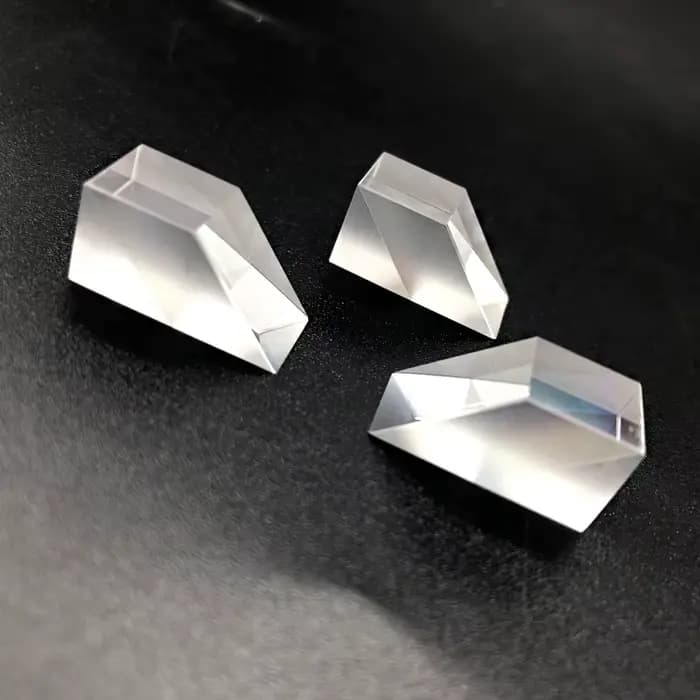 Séparateur de faisceau à prisme trapézoïdal à Angle droit, verre optique 10x10x20mm pour expériences scientifiques et outils de mesure