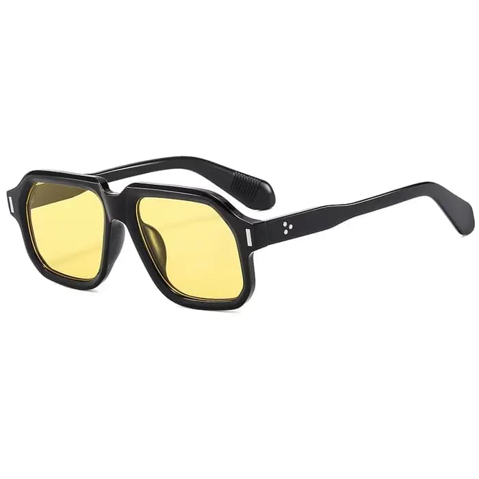 Grand Cadre Rectangulaire lunettes de Soleil Femmes Nouvelle Mode Minimaliste Style