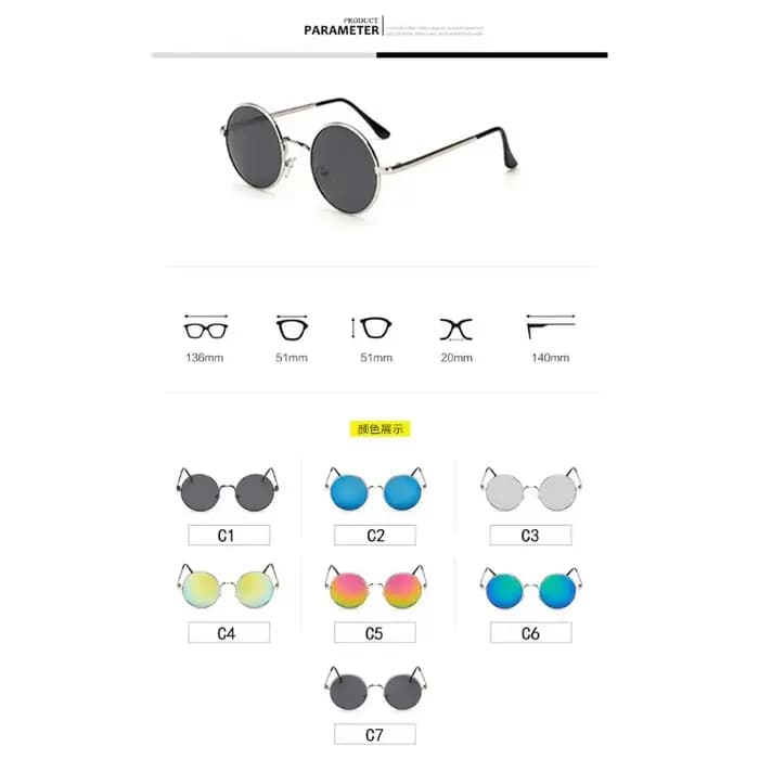 Nouvelles lunettes de soleil polarisées rondes classiques de marque