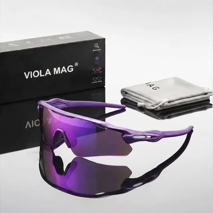 Lunettes de soleil demi-cerclées intégrées VIOLA MAG