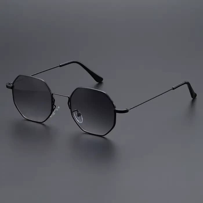 Lunettes de mode à monture géométrique classique pour hommes