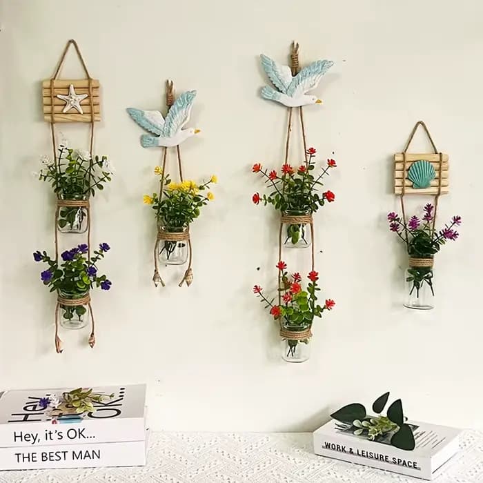 Station de propagation de Terrarium de plantes murales, jardinière en verre pour décor hydroponique d'intérieur, cadeaux de jardinage pour les amateurs de plantes