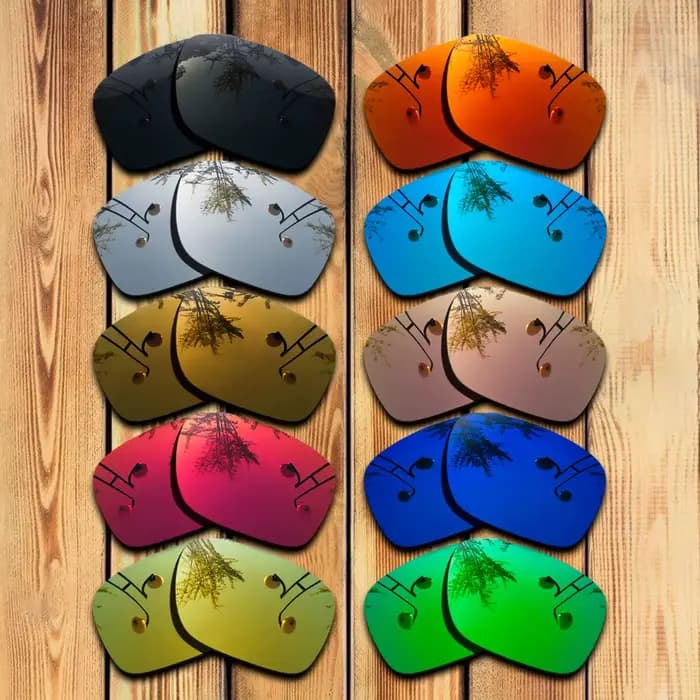Lentilles de remplacement polarisées 100 % découpées avec précision pour lunettes de soleil Oakley Holbrook oo9102 - Variétés