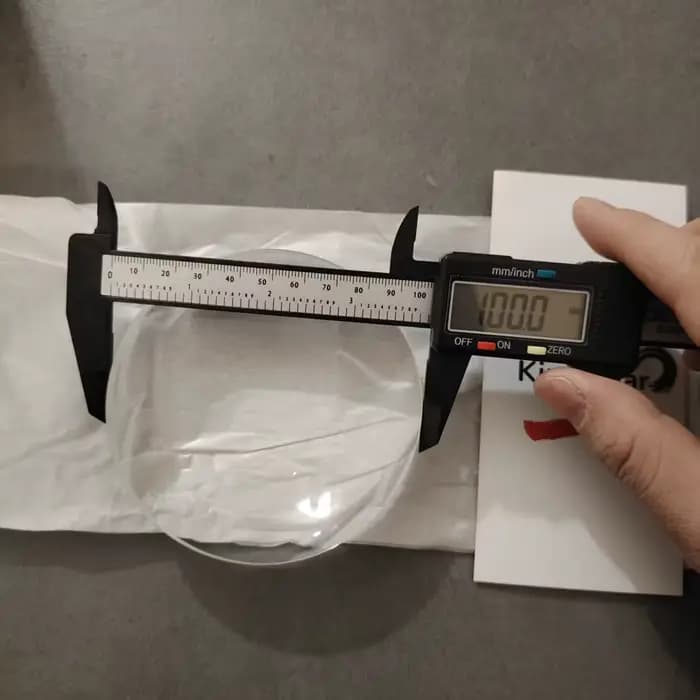 Diamètre 100mm Focal 202mm verre optique achromatique Double lentille convexe bricolage télescope astronomique lentille d'objectif biconvexe