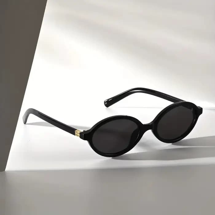 Lunettes de soleil ovales rétro pour hommes et femmes