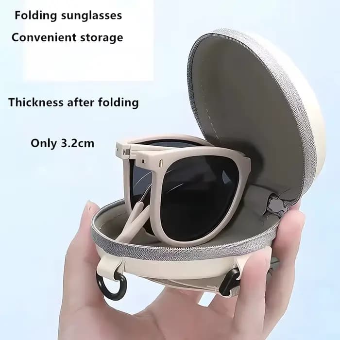 Nouvelles lunettes de soleil pliables pour femmes