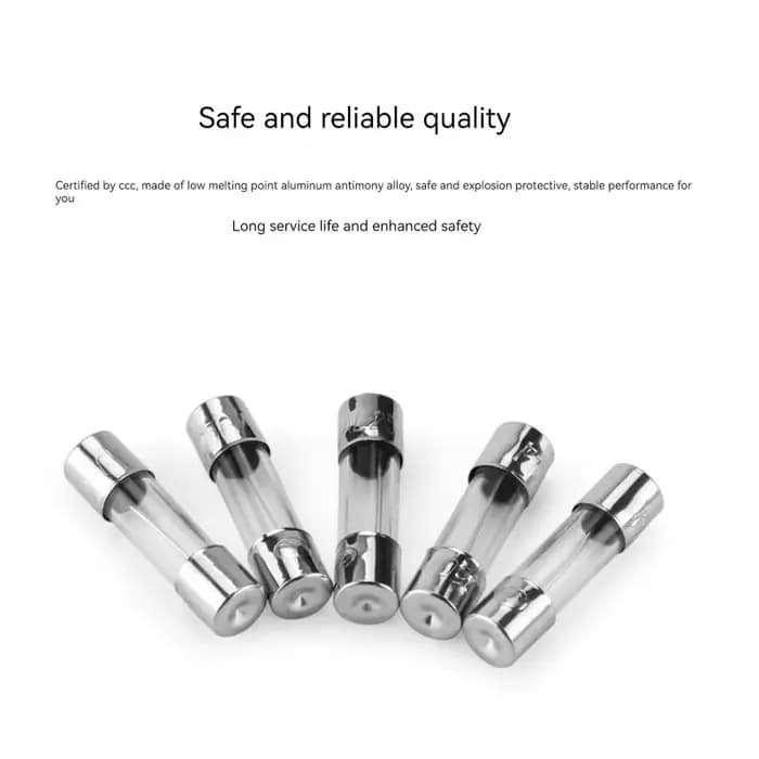 Fusible en verre Chrysler F, rupture rapide, 250V, 0,1 A, 0,25 A, 0,25 A, 0,5 A, 1A, 3A, 4A, 5A, 10A, 15A, 25A, 30A, 5x20mm, 6x30mm, 10 pièces