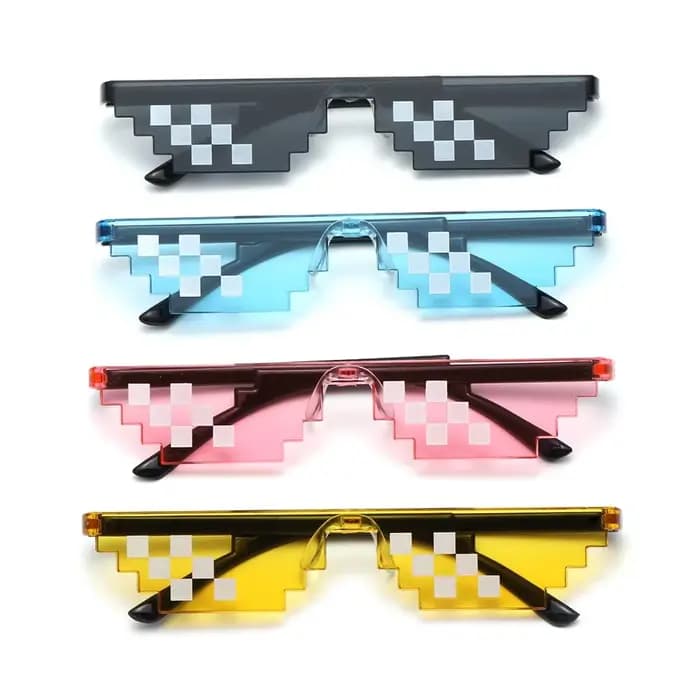 ThDPLife-Lunettes de Soleil Mosaïque Amusantes