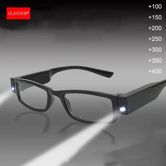 Lunettes de lecture avec lumière LED