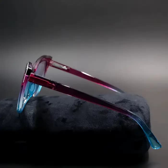 Lunettes photochromiques œil de chat à la mode pour myopie
