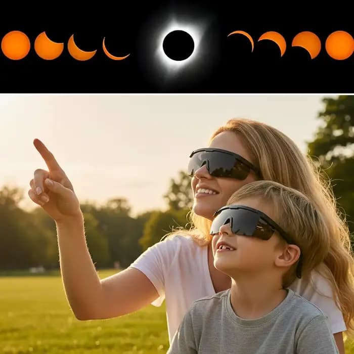 Lunettes d'éclipse solaire