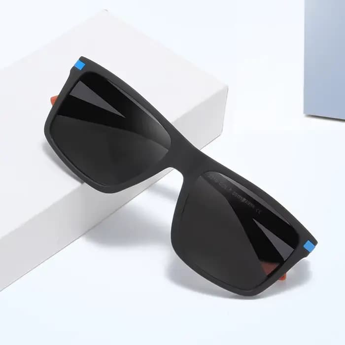 Lunettes de soleil carrées anti-absorbe ouissement pour hommes