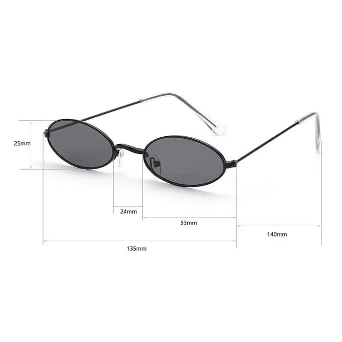 Lunettes de soleil rétro à petit cadre pour femmes