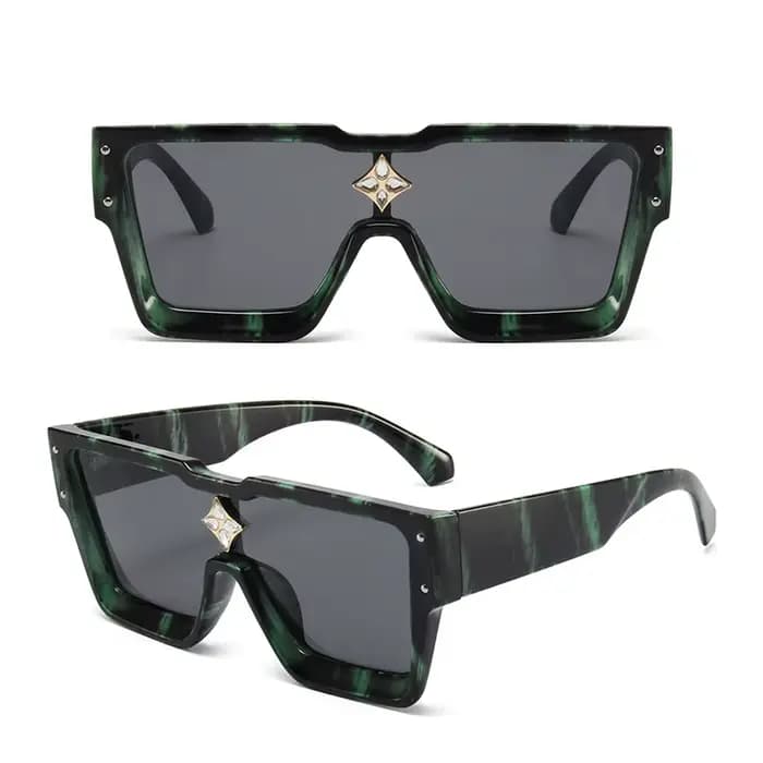 Lunettes de soleil de luxe élégantes Cyclone pour hommes et femmes