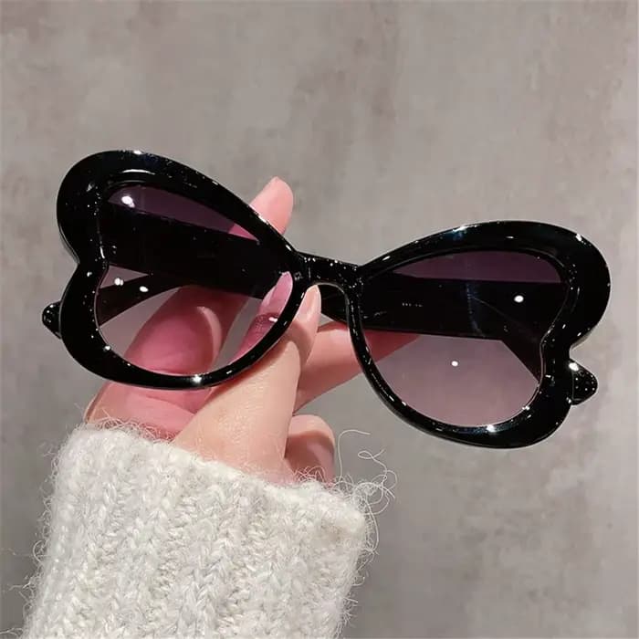 Lunettes de soleil papillon nickel é pour dames