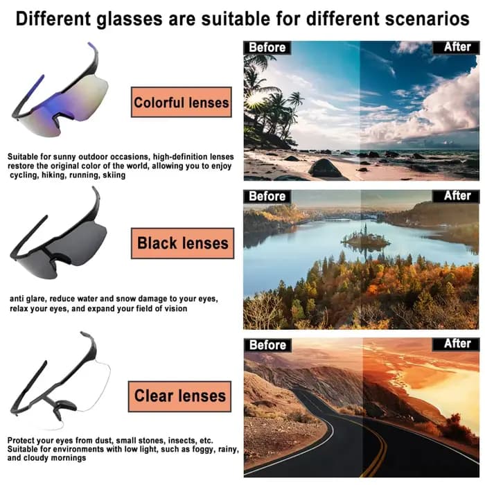 Giant sport hommes femmes lunettes de soleil route vélo