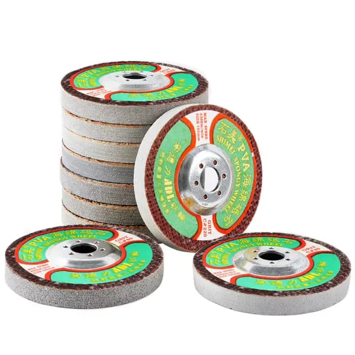 PVA-Meule spongieuse pour le polissage de la pierre de verre, 1 pièce, 4 pouces