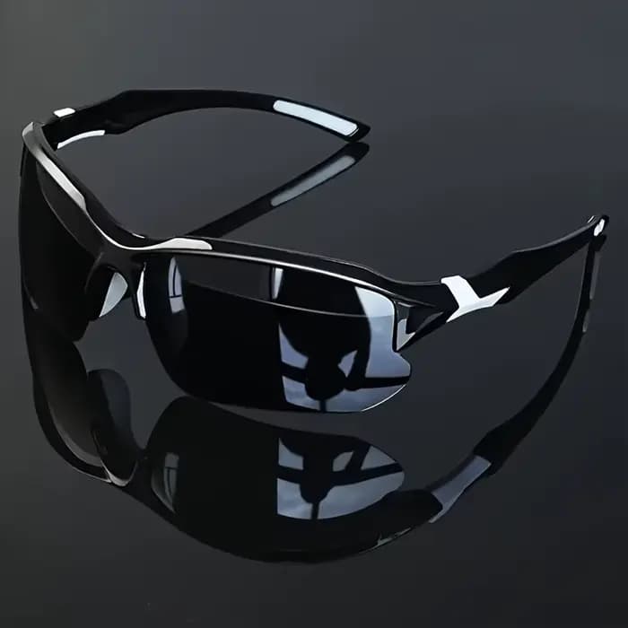 Des lunettes de soleil semi-cerclées élégantes pour hommes