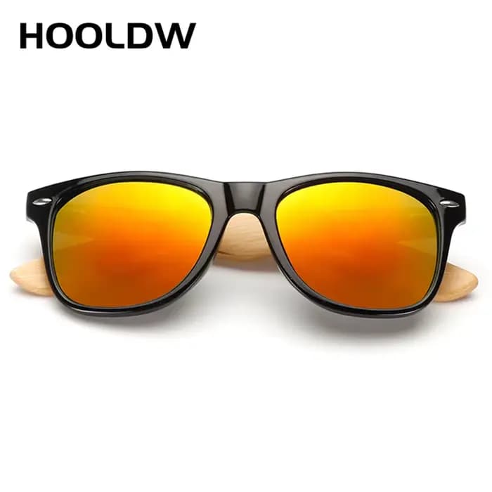 HOOLDW – lunettes de soleil en bois naturel pour hommes et femmes