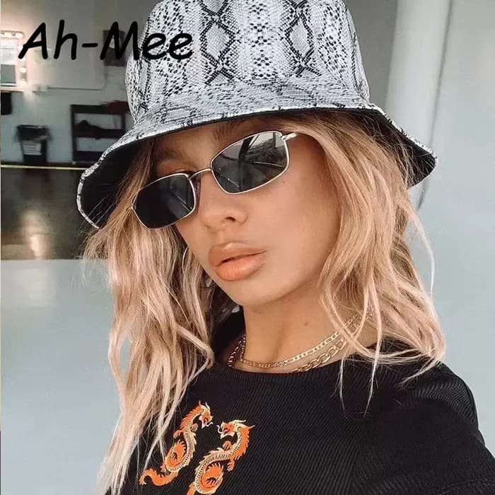 2024 Lunettes De soleil sans monture en métal Vintage cadre carré femmes