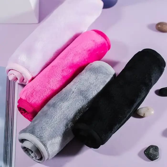 Tampons démaquillants tampons de coton réutilisables gomme de maquillage serviette faciale en microfibre nettoyant pour le visage lingettes de nettoyage soins de la peau outils de beauté