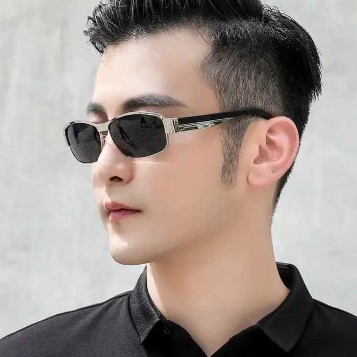 Lunettes de soleil pour hommes Vision de jour et de nuit conduite pêche polarisées Anti-UV tendance nuances