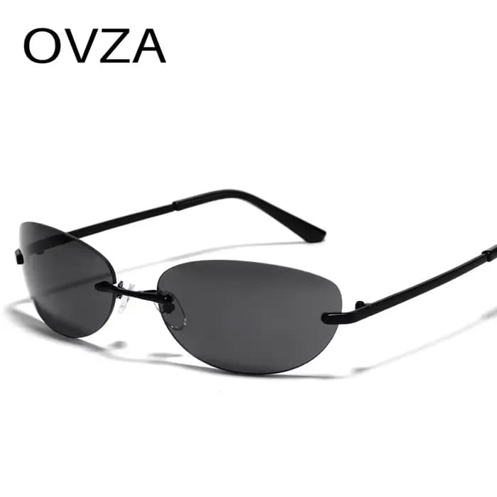 OVZA – lunettes de soleil Punk sans bords pour hommes et femmes