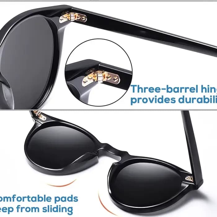 Petites lunettes de soleil rondes
