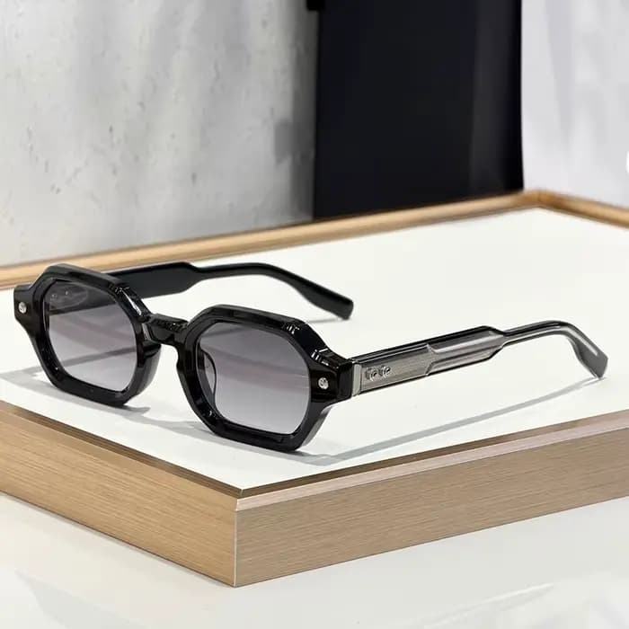 Lunettes de soleil carrées JOHN DALIA Project 05 en acétate de qualité supérieure pour hommes et femmes