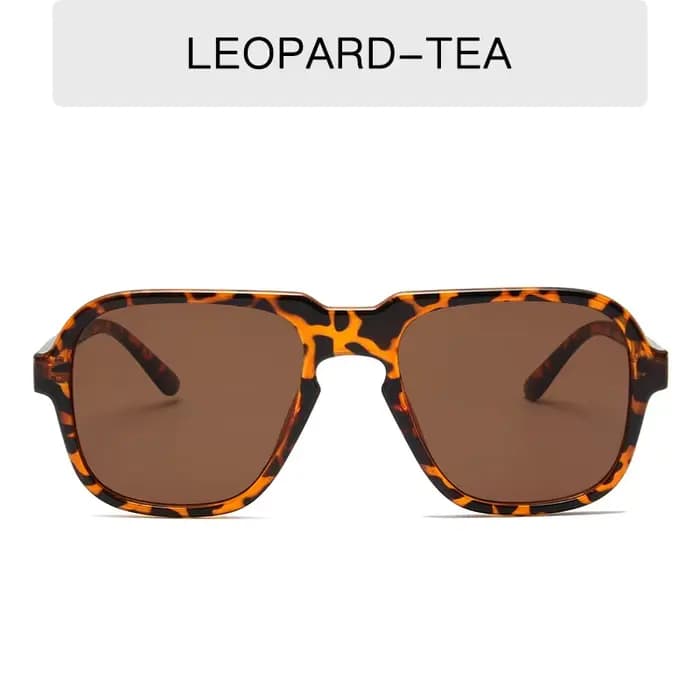 LONSY Vintage carré lunettes De soleil femmes rétro marque concepteur